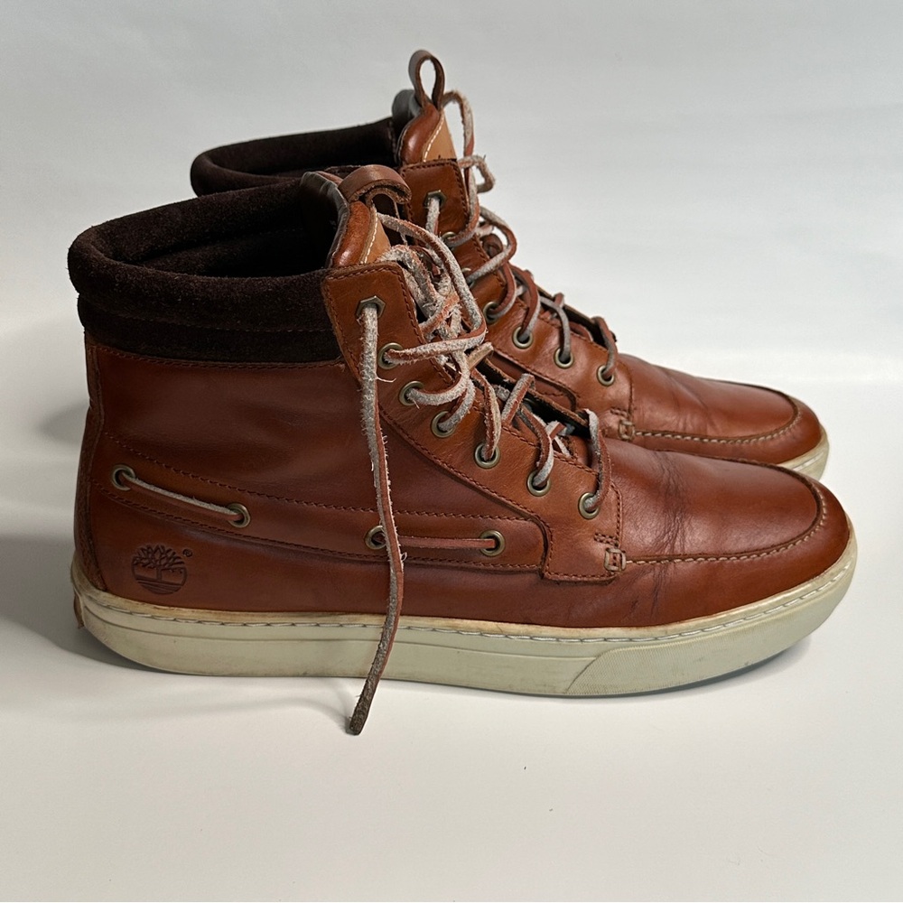 Timberland Brown Leather Hiking Boots